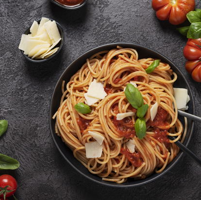 Bowl of clean label pasta