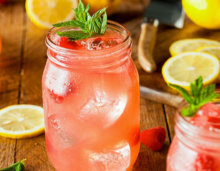 Red Raspberry Mocktail